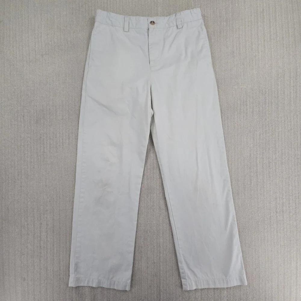 Vineyard Vines Pants Boys 16 Beige Chino Adjustable‎ Waist Cotton Twill Casual